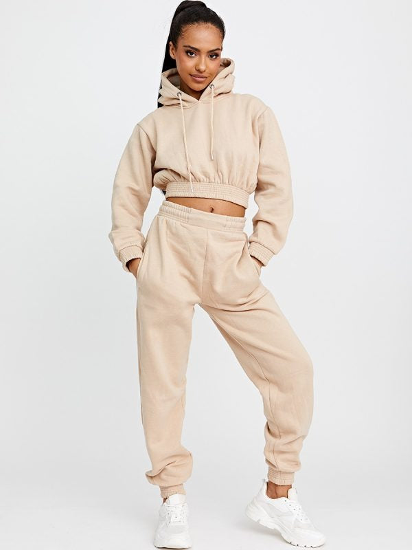 Crop Hooded Loungewear - Heidi