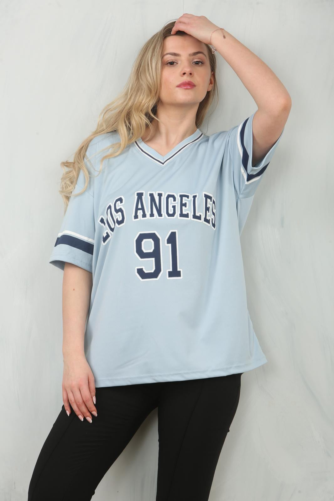 Los Angeles New Baseball Top - Thea - Storm Desire