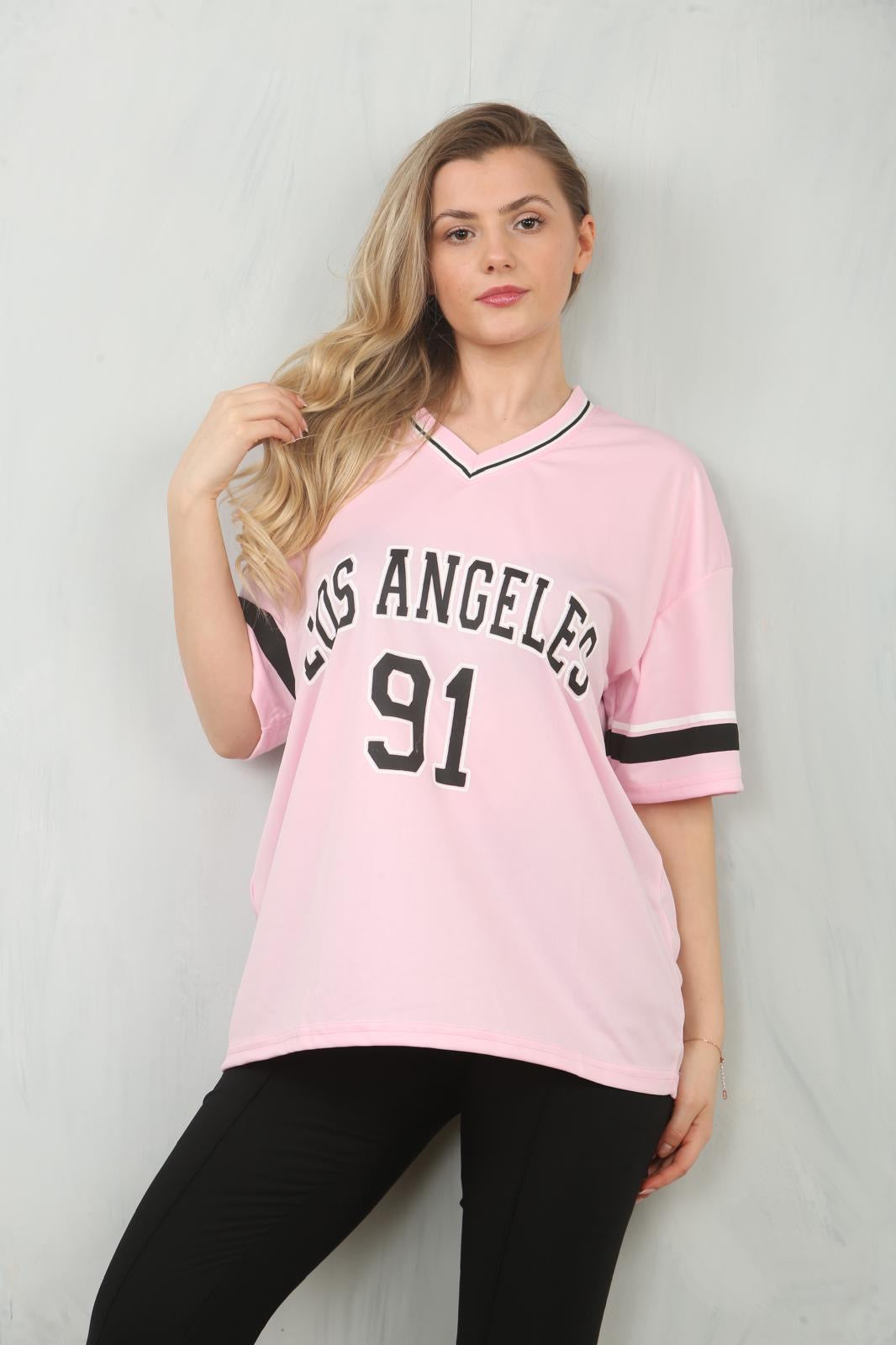 Los Angeles New Baseball Top - Thea - Storm Desire