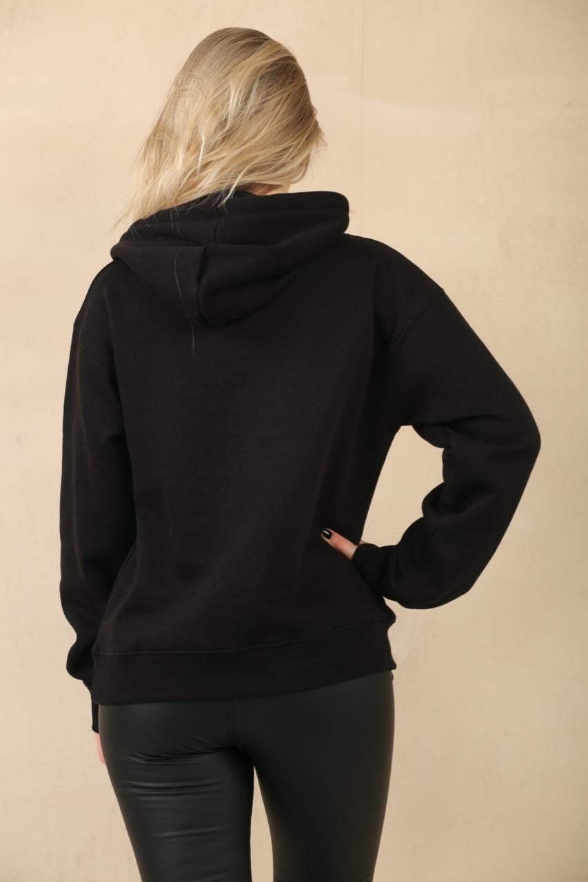 Anagram Embossed Hoodie - Alison - Storm Desire