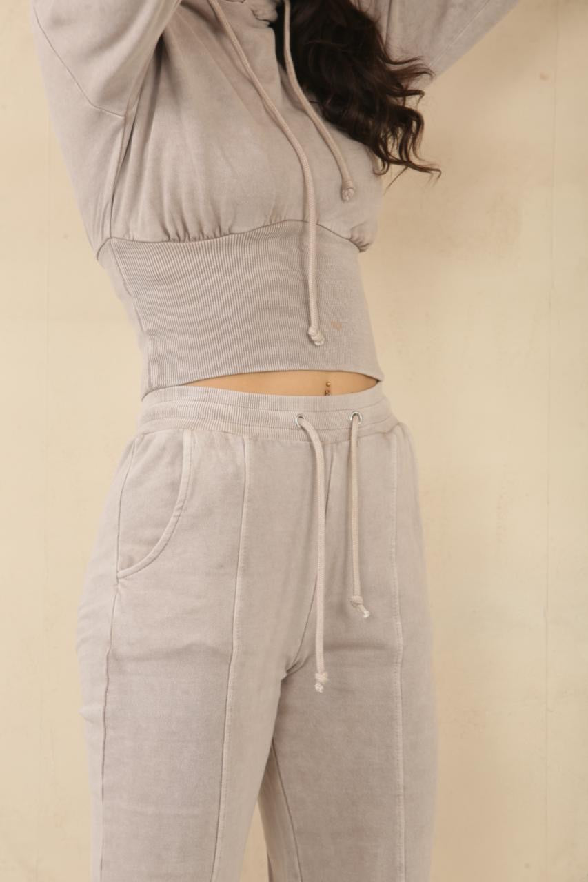 Acid Wash High Waist Tracksuit - Bianca