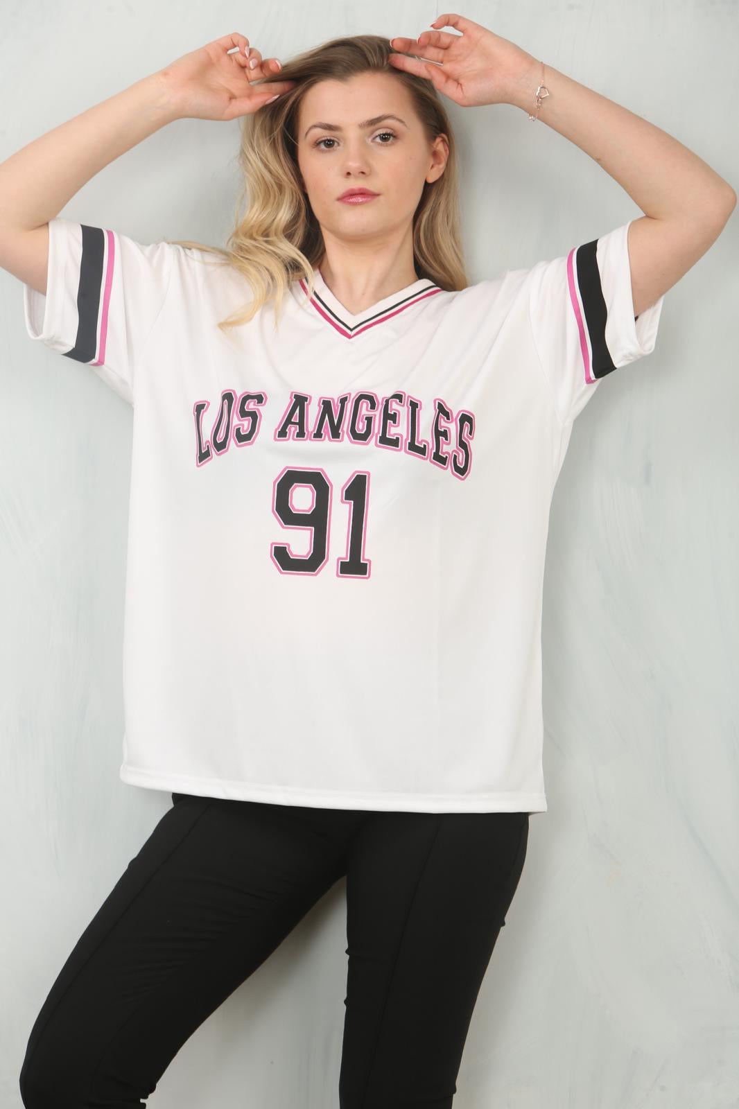 Los Angeles New Baseball Top - Thea - Storm Desire