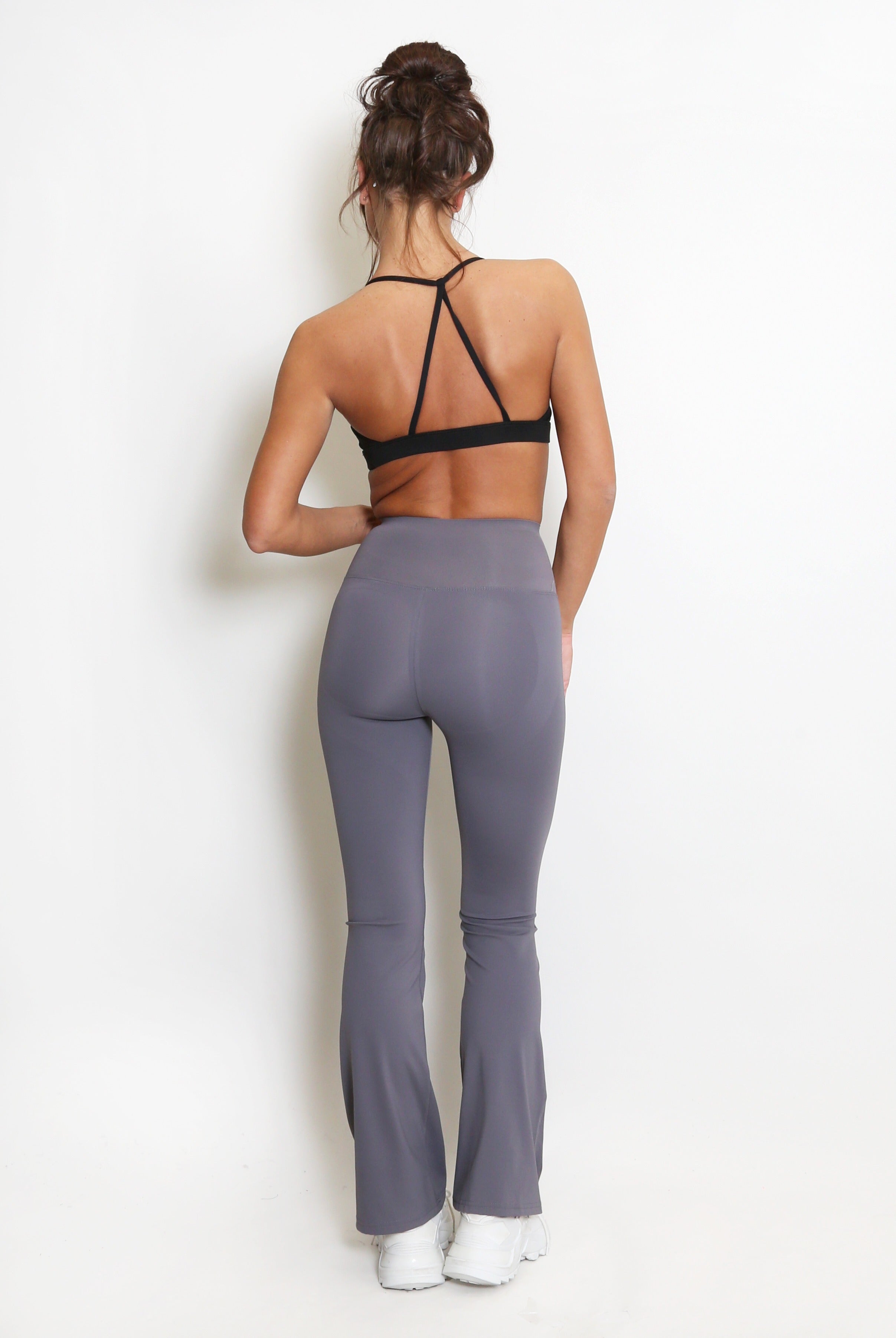 Elasticated Waist Flare Trouser - Payton - Storm Desire