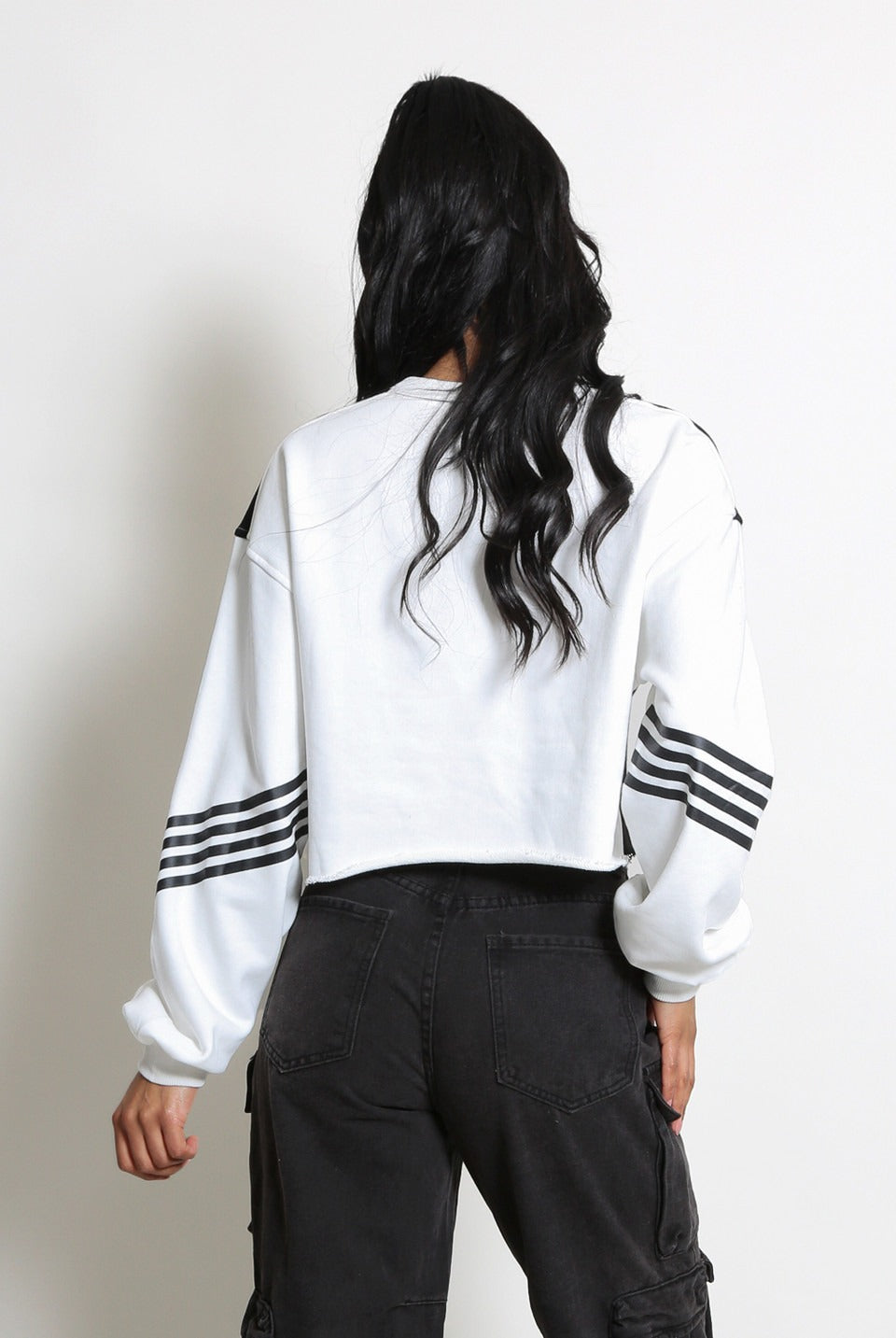 Cropped Racing Sweatshirt - Grace - Storm Desire