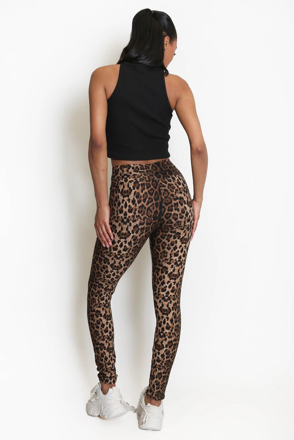 Cheetah Print Stretch Fit Legging - London - Storm Desire