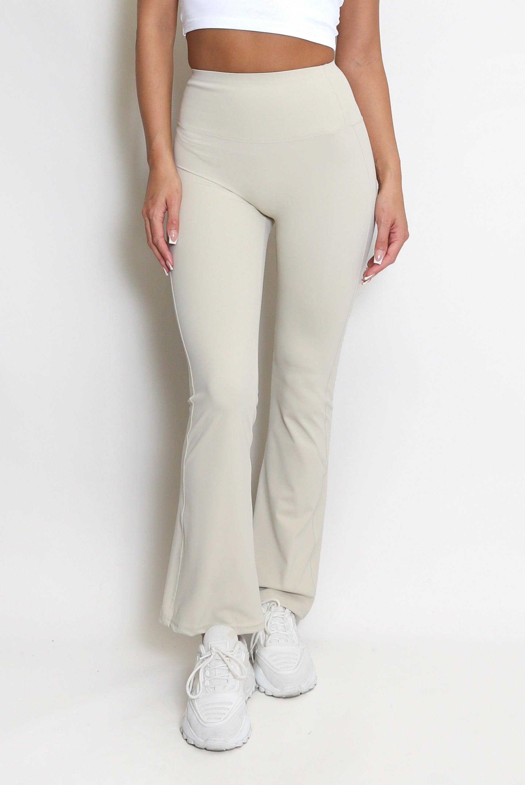 Elasticated Waist Flare Trouser - Payton - Storm Desire