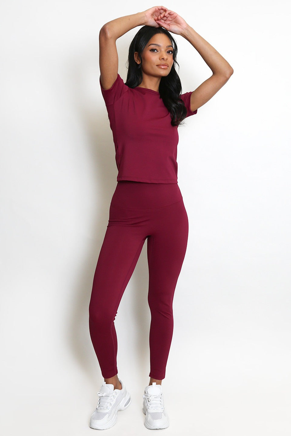 Athleisure T-shirt And Leggings Set - Oakley