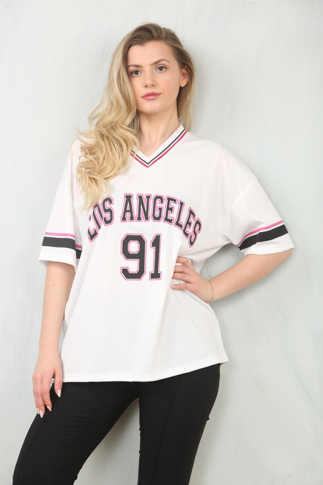 Los Angeles New Baseball Top - Thea - Storm Desire