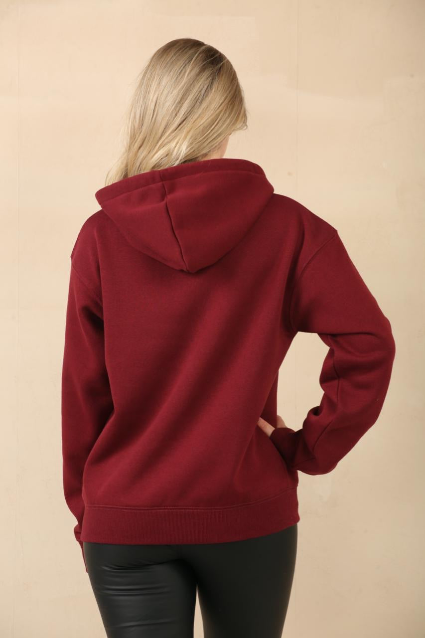 Anagram Embossed Hoodie - Alison - Storm Desire