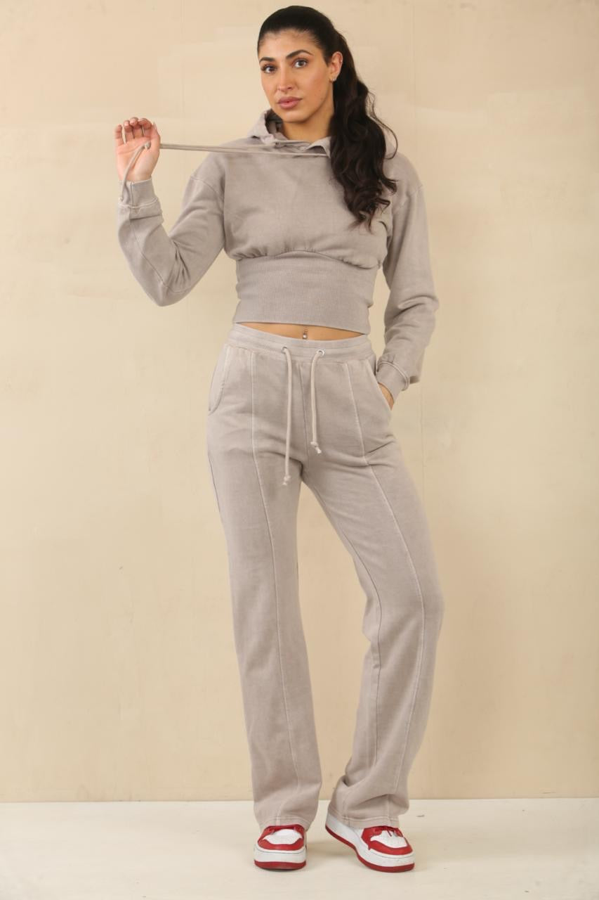 Acid Wash High Waist Tracksuit - Bianca